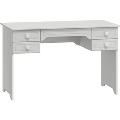 Стол туалетный Compass Соня Премиум СО-22К белый структурный/белое дерево