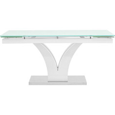 Стол обеденный Stool Group Верона раскладной глянцевый белый DT-43-160-HGW DUAL
