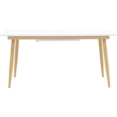 Стол обеденный Stool Group Стокгольм раскладной белый DT-1706-160 DUAL
