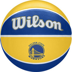 Мяч баскетбольный Wilson NBA Team Tribute Goldern State, арт. WTB1300XBGOL, р.7, резина, сине-желтый