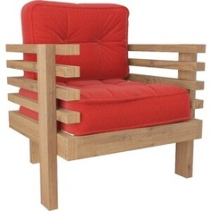 Смарт Кресло Стоун красный сосна Smart