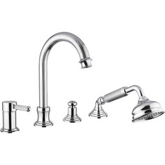 Смеситель на борт ванны Cezares Olimp на 4 отверстия, хром (OLIMP-BVDM-01-L)