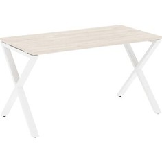 Стол рабочий Riva Loft VR,L-SRX-3,7 Денвер светлый/белый металл 138x72x75