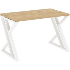 Стол рабочий Riva Loft VR,L-SRZ-2,7 тиквуд светлый/белый металл 118x72x75