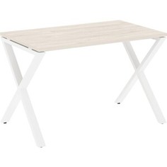 Стол рабочий Riva Loft VR,L-SRX-2,7 Денвер светлый/белый металл 118x72x75