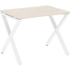 Стол рабочий Riva Loft VR,L-SRX-1,7 Денвер светлый/белый металл 98x72x75