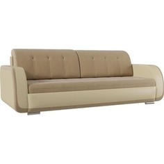 Диван прямой Смарт Генри (Агата) brown еврокнижка Smart