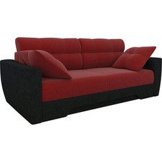 Диван прямой Смарт Амстердам Red&black еврокнижка Smart