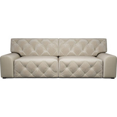 Диван Mebel Ars Милан бархат бежевый /star velvet 6 light beige (тик-так) ППУ