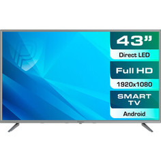 LED Телевизор Prestigio PTV43SS04YCISML серебристый