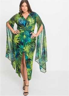 Платье с разрезом Bonprix