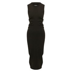 Платье из кашемира и хлопка Maison Margiela