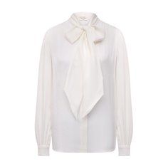 Шелковая блузка Saint Laurent