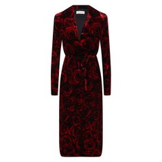Платье из вискозы и шелка Dries Van Noten