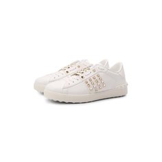 Кожаные кеды Rockstud Untitled Valentino