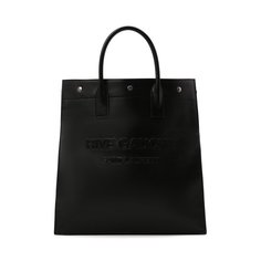 Кожаная сумка-шопер Rive Gauche Saint Laurent