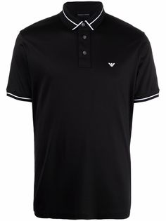 Emporio Armani рубашка поло с полосками