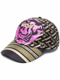 Versace шестипанельная кепка с графичным принтом