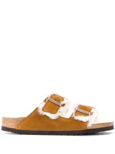 Birkenstock сандалии с подкладкой из овчины