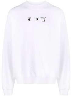 Off-White толстовка с логотипом Arrows