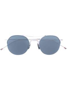 Thom Browne Eyewear круглые солнцезащитные очки