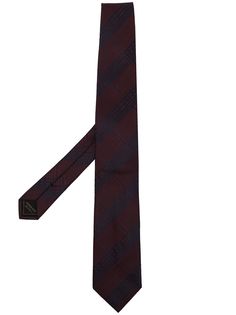 Brioni шелковый галстук с жаккардовым узором