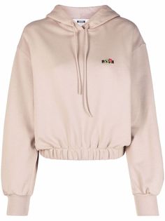 MSGM худи с вышитым логотипом