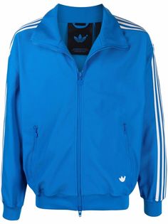 adidas спортивная куртка с контрастными полосками