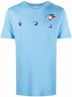 Off-White футболка Blue Jays из коллаборации с MBL