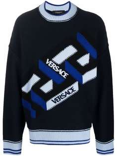 Versace джемпер с логотипом