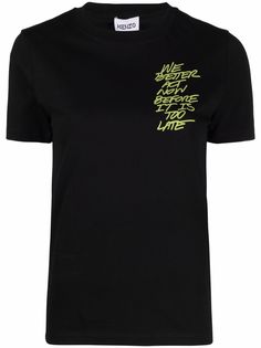 Kenzo футболка We Better Act Now
