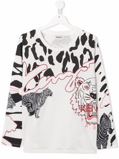 Kenzo Kids футболка с логотипом
