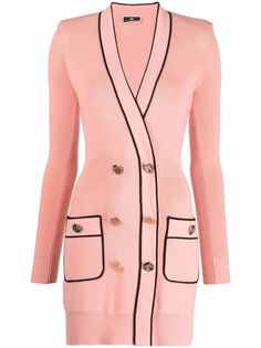 Elisabetta Franchi платье с контрастной отделкой