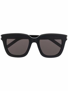 Saint Laurent Eyewear солнцезащитные очки в массивной оправе