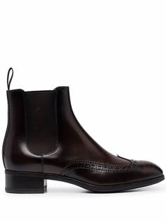 Santoni ботинки с перфорацией