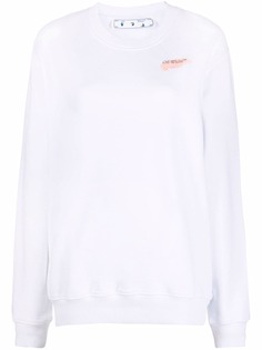 Off-White толстовка с принтом Arrow