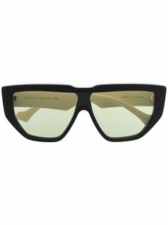 Gucci Eyewear солнцезащитные очки в D-образной оправе