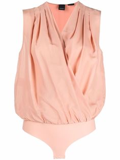 Pinko блузка без рукавов с V-образным вырезом