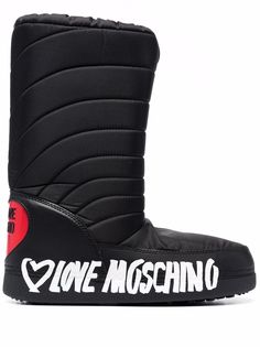 Love Moschino дутые ботинки с логотипом