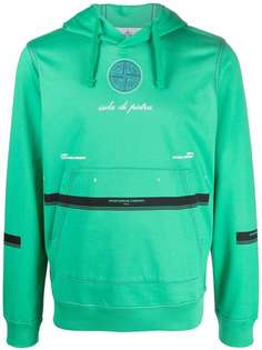 Stone Island худи Isola di Pietra с надписью