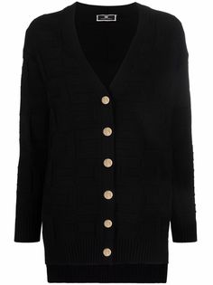 Elisabetta Franchi кардиган с геометричным узором