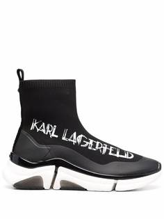 Karl Lagerfeld кроссовки-носки Venture с логотипом