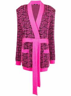 Balmain кардиган с монограммой из коллаборации с Rossignol
