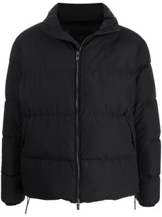 Emporio Armani пуховик с высоким воротником