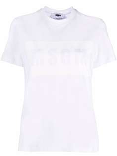 MSGM футболка с логотипом