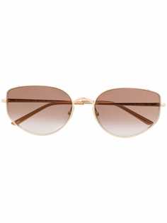 Cartier Eyewear солнцезащитные очки Panthère de Cartier в оправе кошачий глаз