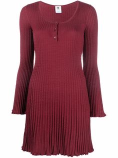 M Missoni платье мини с длинными рукавами