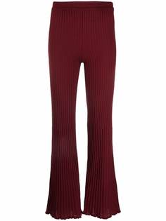 M Missoni расклешенные трикотажные брюки