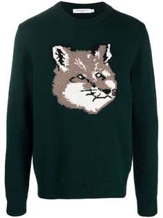 Maison Kitsuné джемпер с принтом