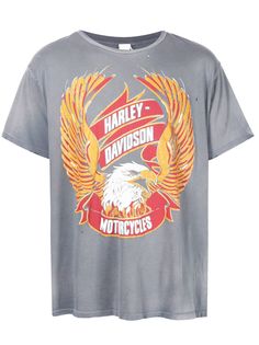 Madeworn футболка с принтом Harley Davidson